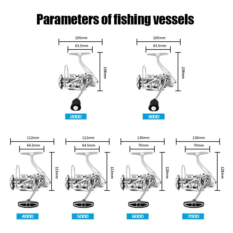 FISHINGHUB AP2000-7000 SPINNING REEL