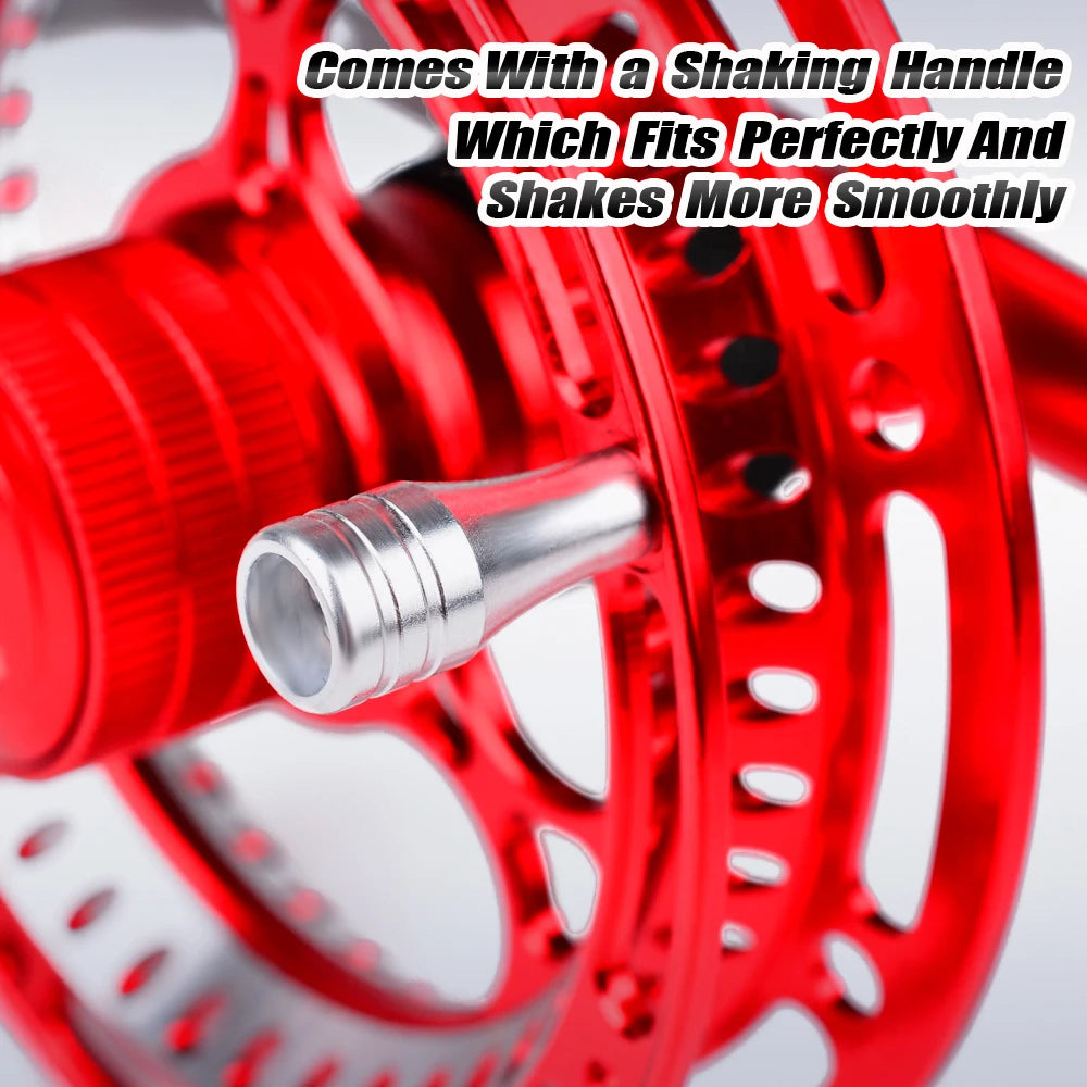 Aluminum 2+1 Ball Bearings Fly Fishing Wheel
