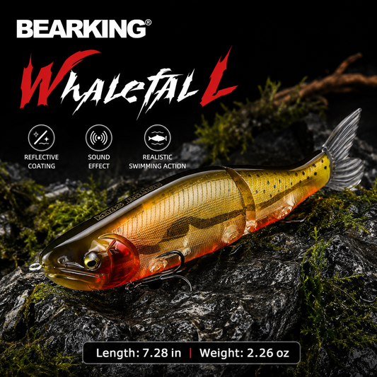 BEARKING M185 Jointed Minnow Swimbait – 18.5 cm / 64 g