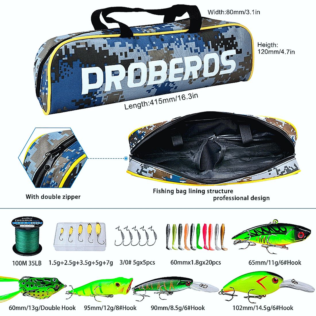FISHINGHUB- Fishing Rod & Reel Combo 2.1m Carbon Fiber Telescopic Rod