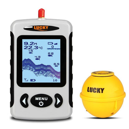 Wireless Portable Fish Finder, 1771.65inch/135FT Sonar Sounder Fish Finder