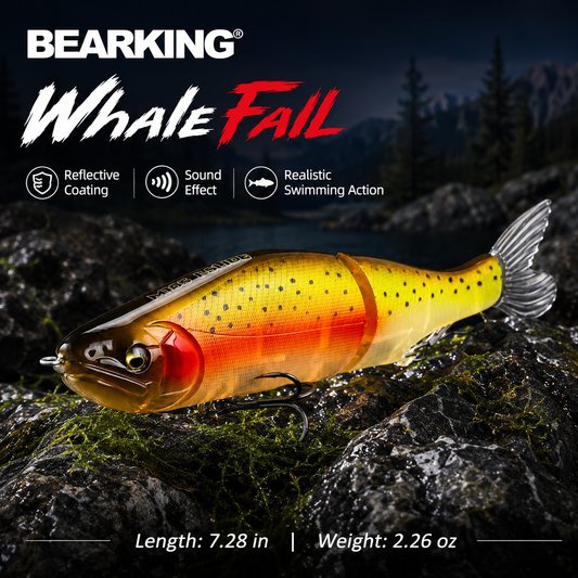 BEARKING M185 Jointed Minnow Swimbait – 18.5 cm / 64 g