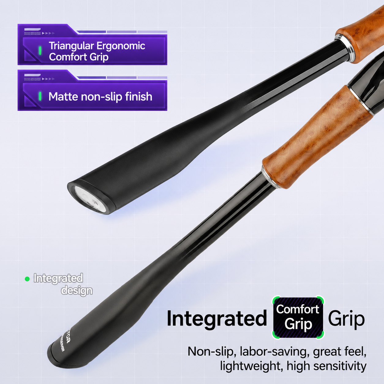 MK II Long-Cast Lure Spinning Rod | Lightweight Ergonomic Fishing Pole