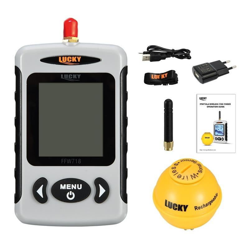 Wireless Portable Fish Finder, 1771.65inch/135FT Sonar Sounder Fish Finder