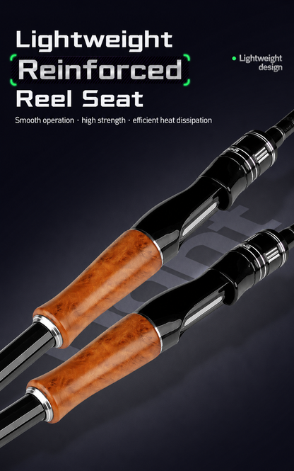 MK II Long-Cast Lure Spinning Rod | Lightweight Ergonomic Fishing Pole