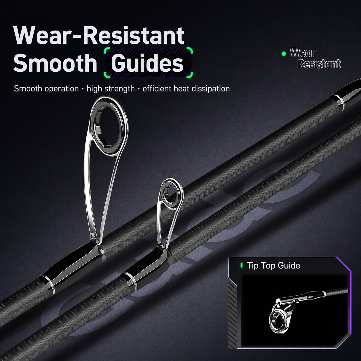 MK II Long-Cast Lure Spinning Rod | Lightweight Ergonomic Fishing Pole