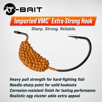 T-BAIT Crawfish Lure with VMC Hook