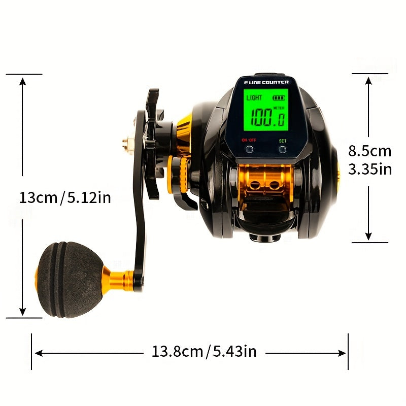 Boat Master- Casting Reel 7.2:1 Gear Ratio, Magnetic Brake System