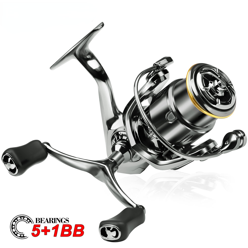 FISHINGHUB HES SPINNING REELS FULL METAL SPOOL REEL