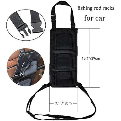 Adjustable Car Fishing Rod Holder Strap Rack