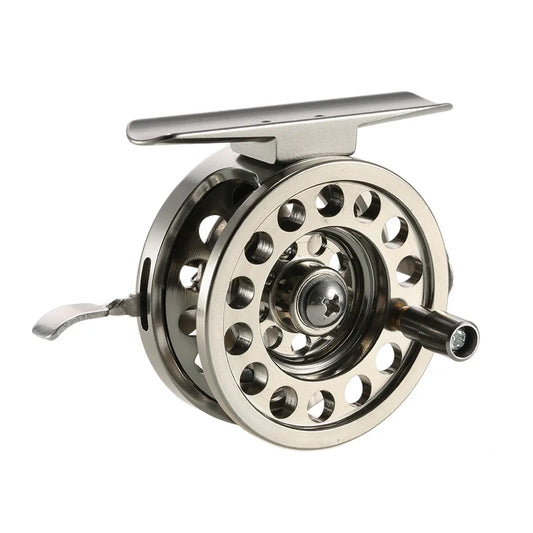 Fly Fishing Reel Aluminum Alloy Smooth Ice Fishing Reels