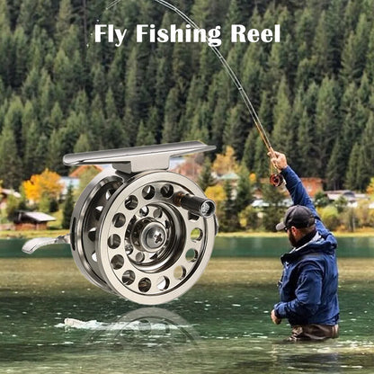 Fly Fishing Reel Aluminum Alloy Smooth Ice Fishing Reels