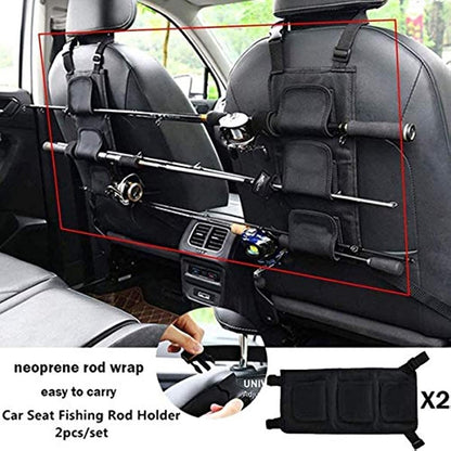 Adjustable Car Fishing Rod Holder Strap Rack