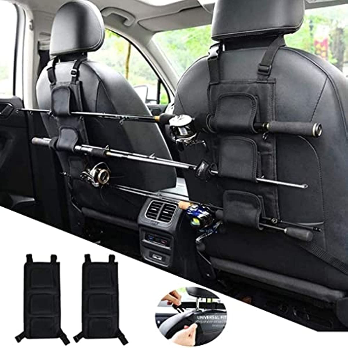 Adjustable Car Fishing Rod Holder Strap Rack