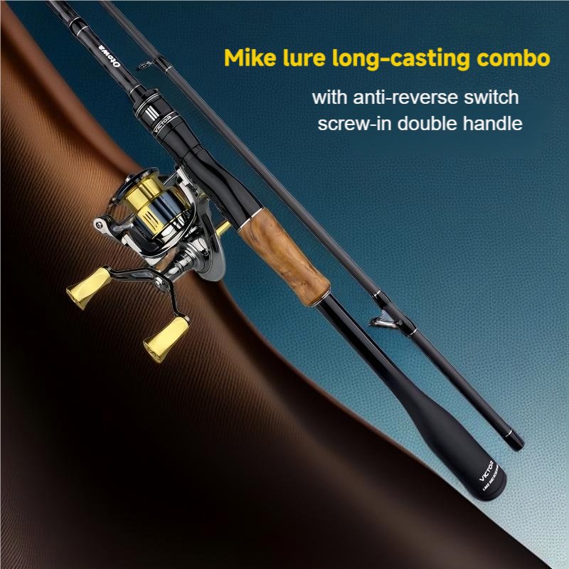 MKII New Upgraded Screw-in Anti-Reverse Switch Long Cast Spinning Reel