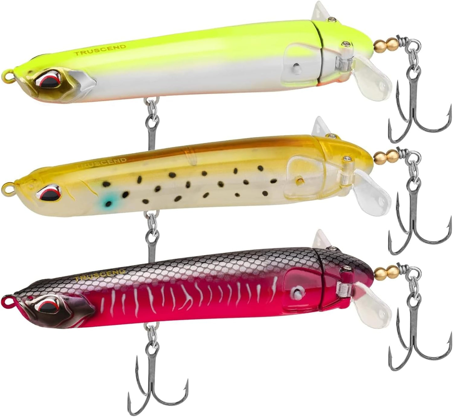 Best-Selling Double-Blade Topwater Popper Lure with BKK Hooks