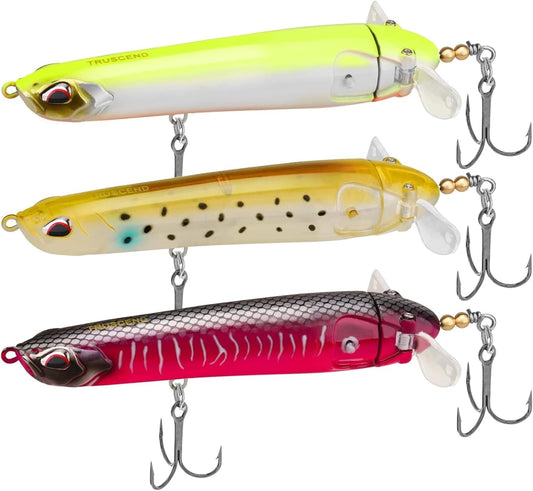 Best-Selling Double-Blade Topwater Popper Lure with BKK Hooks