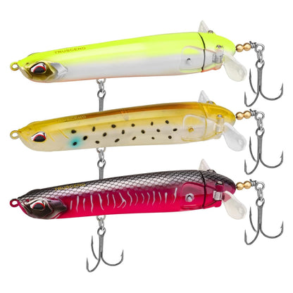 Best-Selling Double-Blade Topwater Popper Lure with BKK Hooks