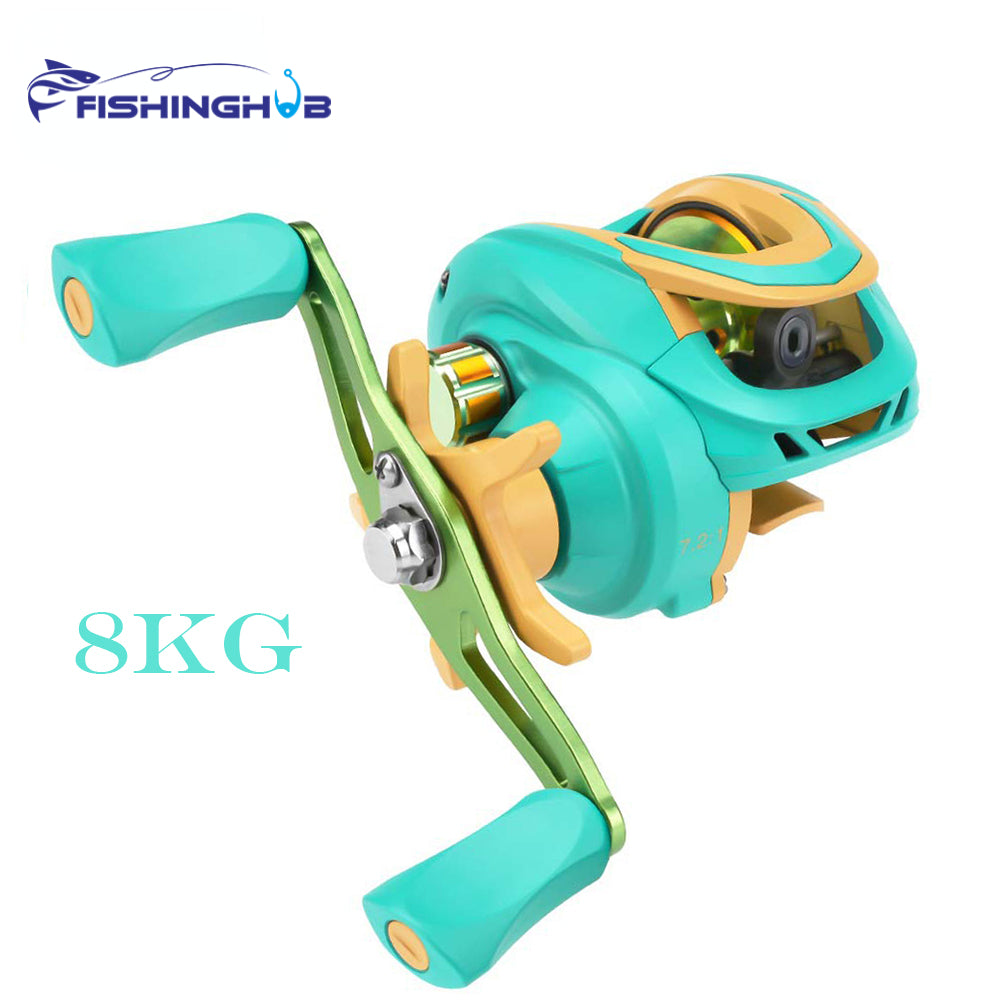 High-Performance 8KG Magnetic Brake Fishing Reel