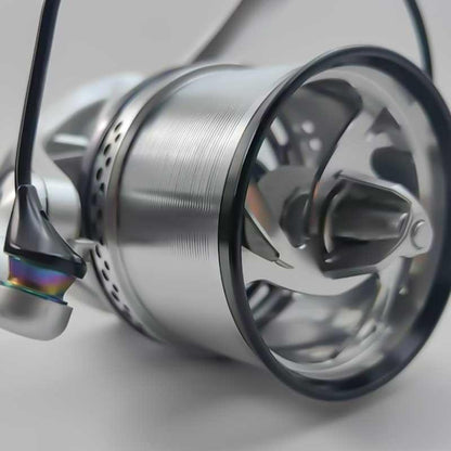 DIWA White Knight 801 Surf Casting Reel - 210m Super Long Cast, Versatile 35 Line Cup for Beach and Shore Fishing