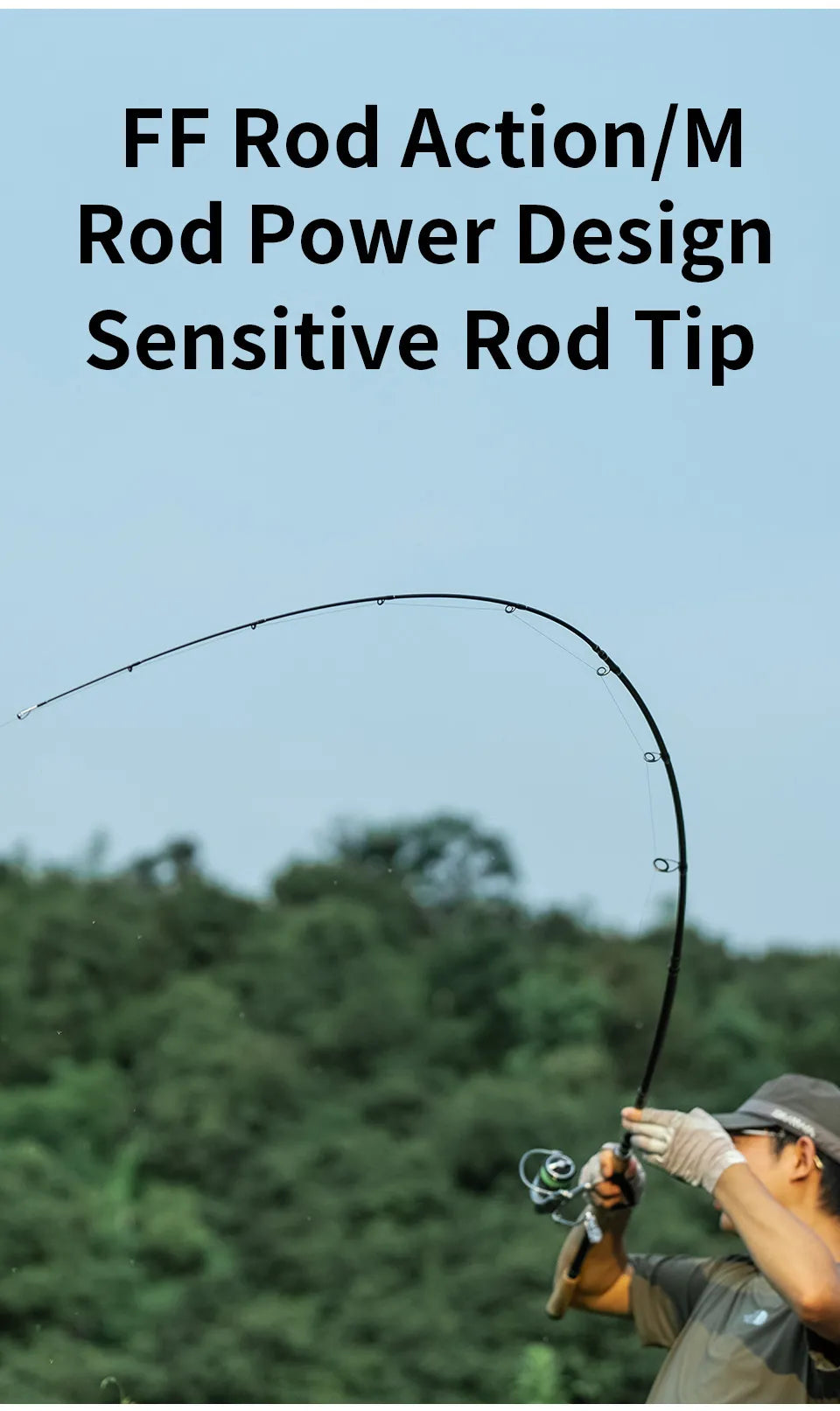 3 section baitcasting fishing rods LINNHUE Fishing Rod TS Fuji Guide Lure Rod 1.68-2.7m 2/3 Section Carb – FishingHUB