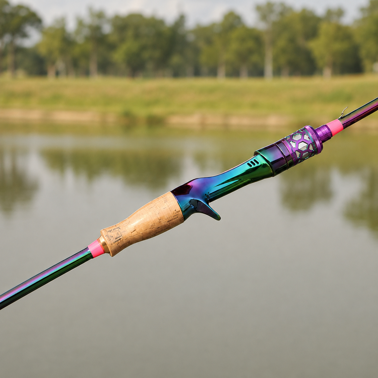 Color-Plated Carbon Lure Fishing Rod