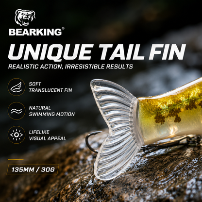 BEARKING M135 Jointed Minnow Swimbait – 135 mm / 30 g