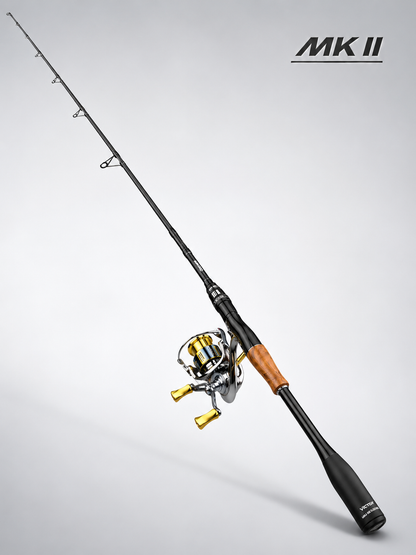 MK II Long-Cast Lure Spinning Rod | Lightweight Ergonomic Fishing Pole