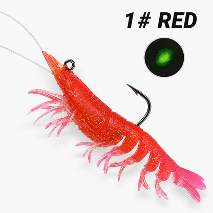 T-BAIT Glow Jumbo Shrimp Soft Lure