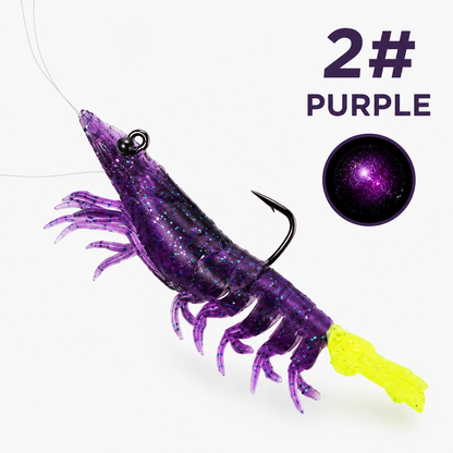 T-BAIT Glow Jumbo Shrimp Soft Lure