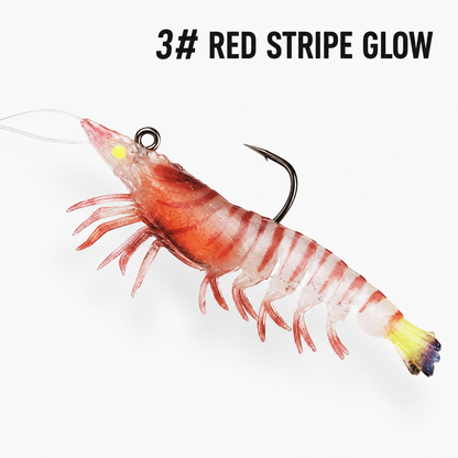T-BAIT Glow Jumbo Shrimp Soft Lure