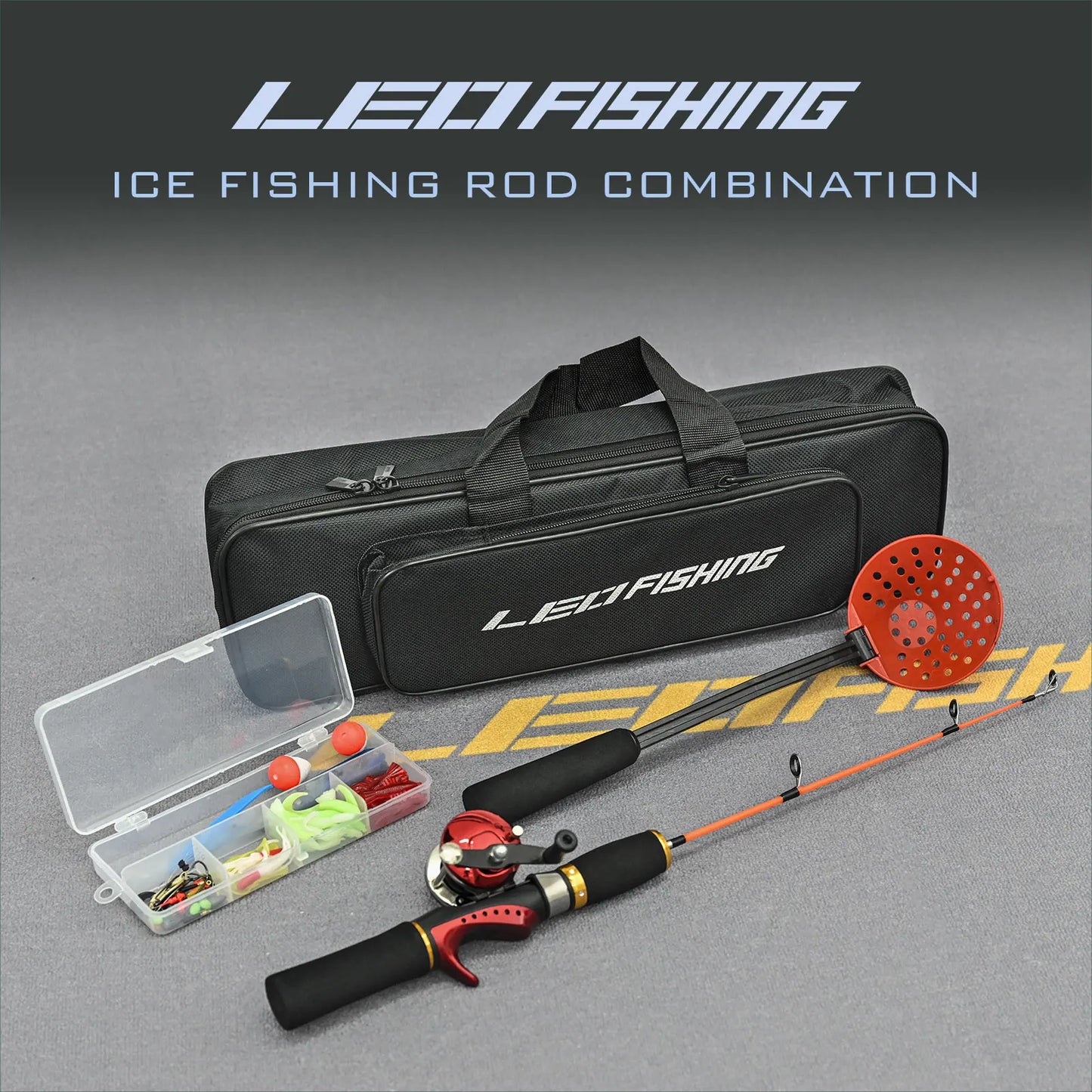 Ice Fishing Rod and Reel Combos with Complete Kits