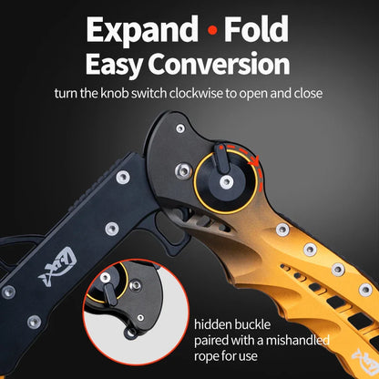 Foldable Aluminum Alloy Multifunctional Fishing Pliers Grip Set