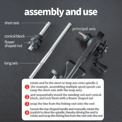 Lightweight Fishing Line Winder Spooler