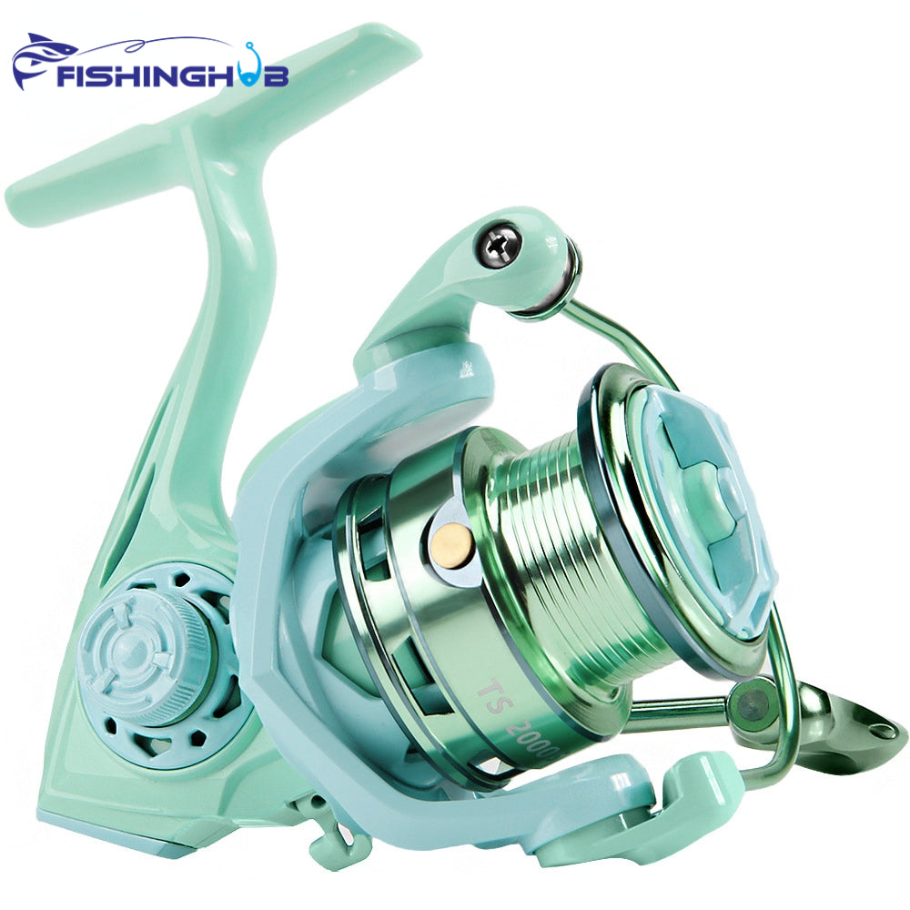 Ultra Light Spinning Reel with Double Handle, 5.2:1 Gear Ratio