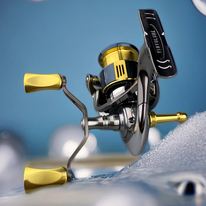 MKII New Upgraded Screw-in Anti-Reverse Switch Long Cast Spinning Reel