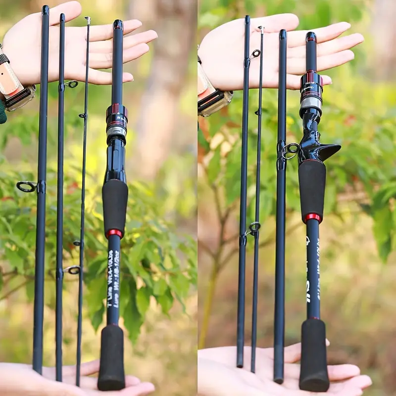 Ultralight Carbon Fishing Rod with EVA Handle - Perfect for Bass, Carp, Saltwater & Freshwater Fishing