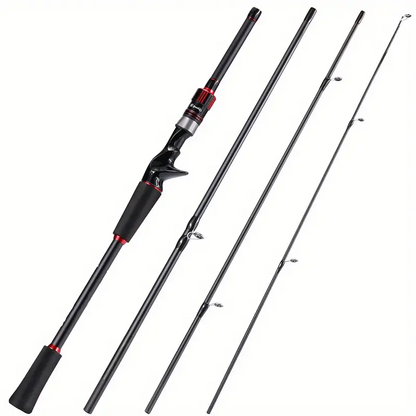 Ultralight Carbon Fishing Rod with EVA Handle - Perfect for Bass, Carp, Saltwater & Freshwater Fishing