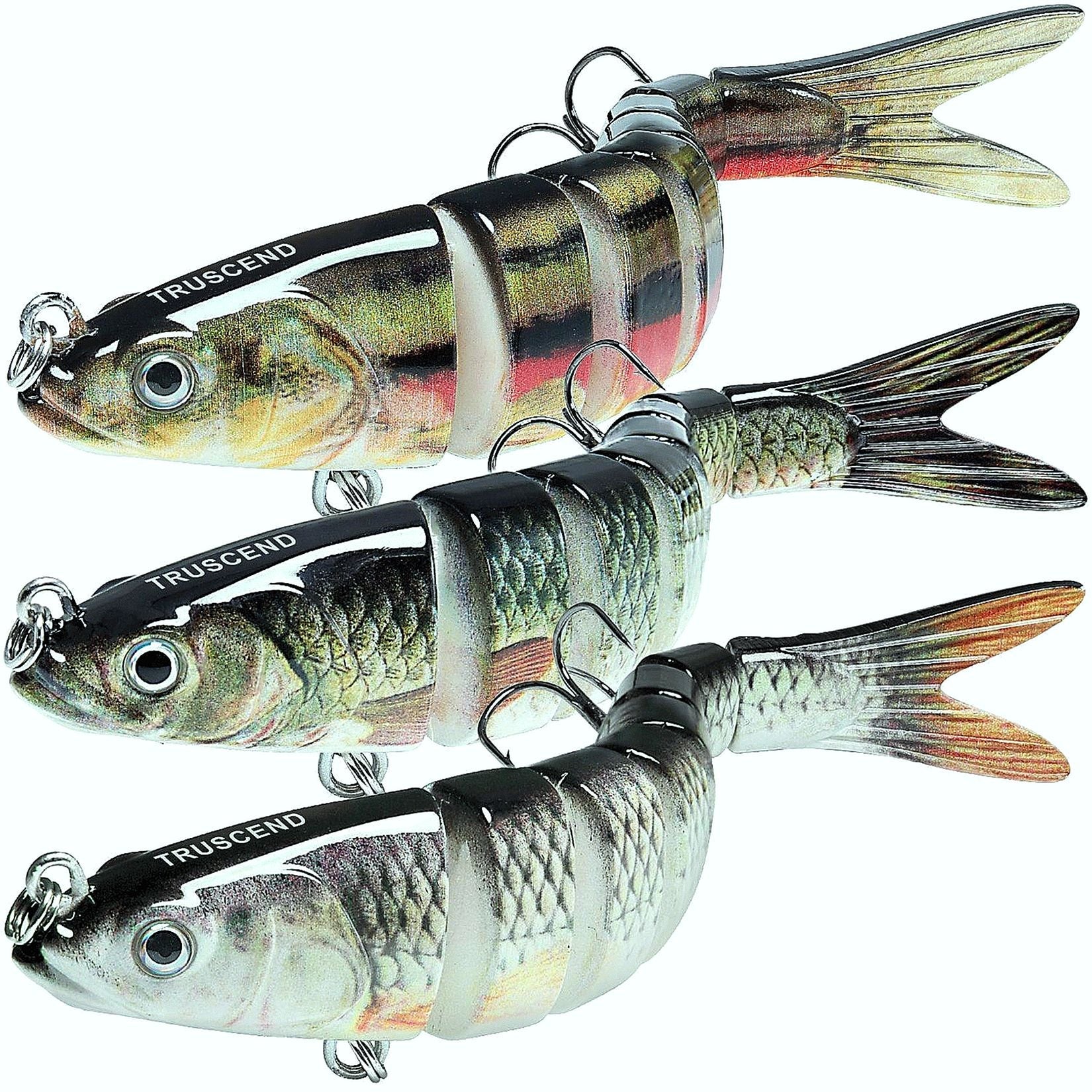 binci fishing lures Bionic Bass Fishing Lure Multi Jointed Swimbait – FishingHUB