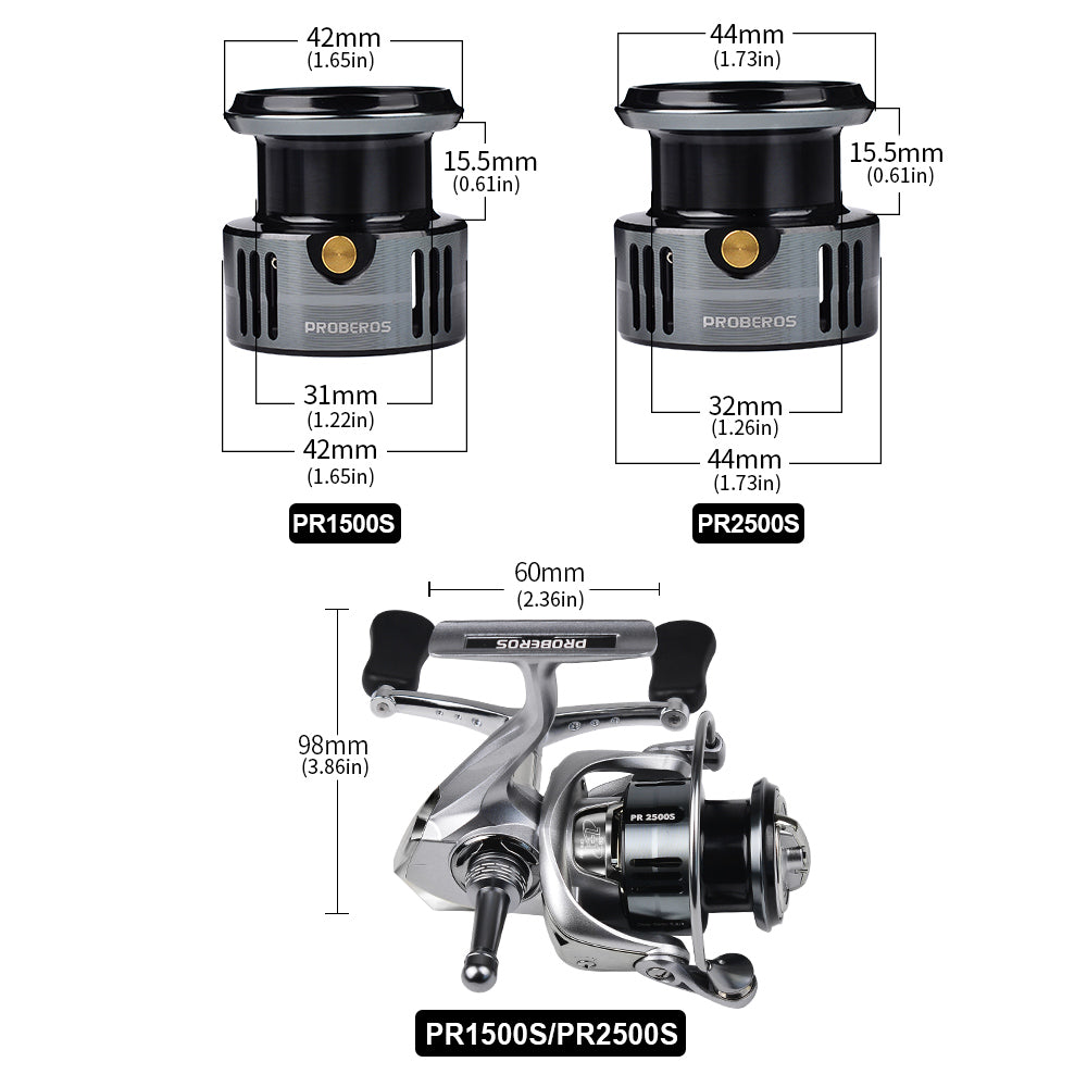 FISHINGHUB-Fishing Reel With Balance Bar Double Handle Spinning Wheel