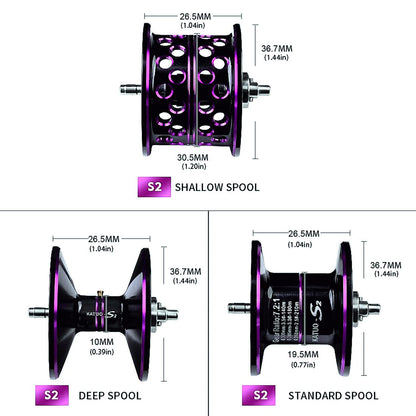 Hight Speed Baitcast Reel 7.2:1 Full Metal Handle