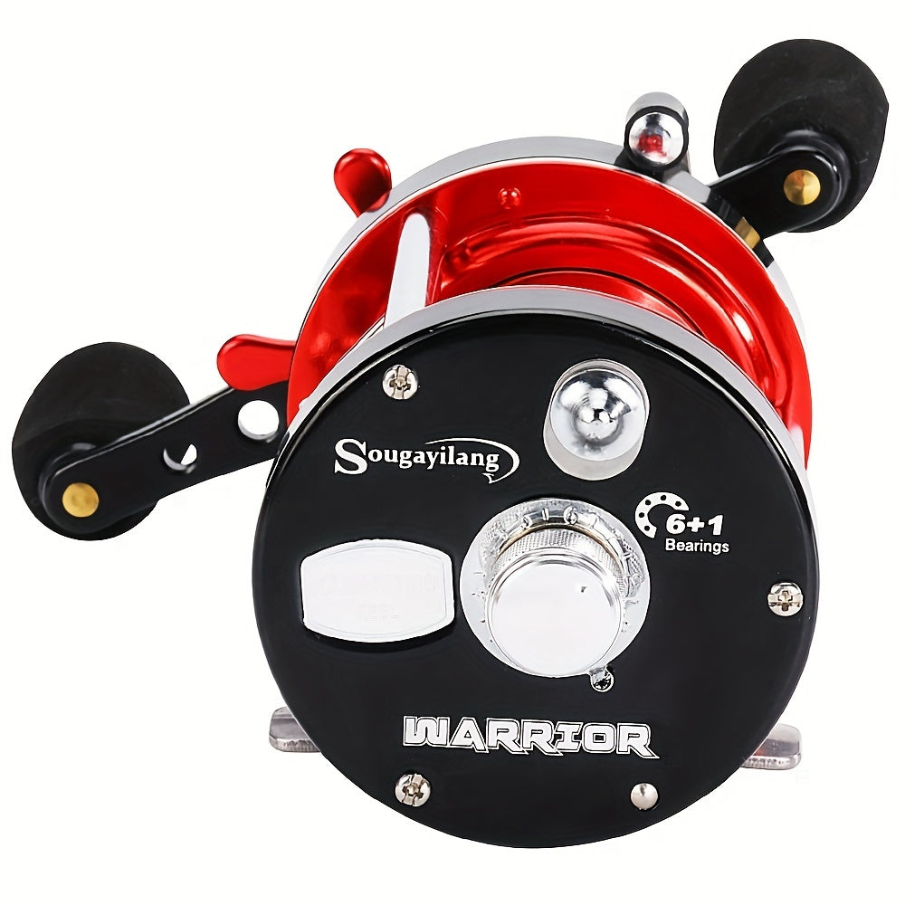 Baitcasting Fishing Reel: 6+1BB Trout & Bass Spinning Wheel for Professional Anglers