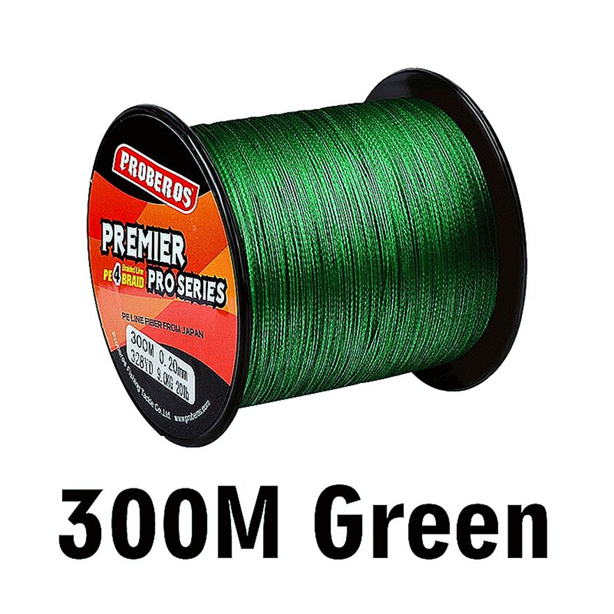 FISHINGHUB- 4 stand Multifilament PE Line Braided Fishing Line