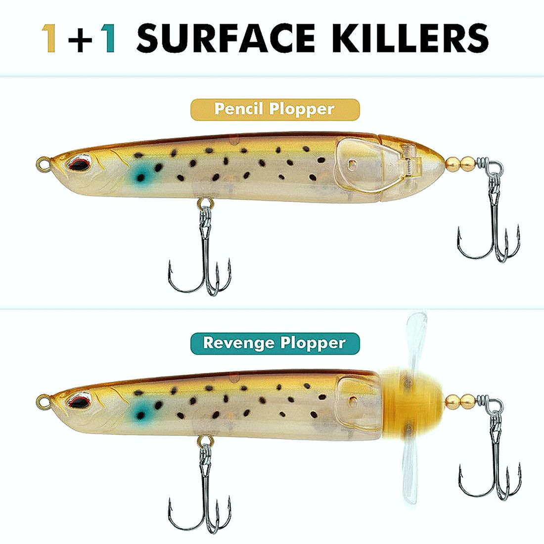 Topwater Lure Pencil Lure Plopper Lure