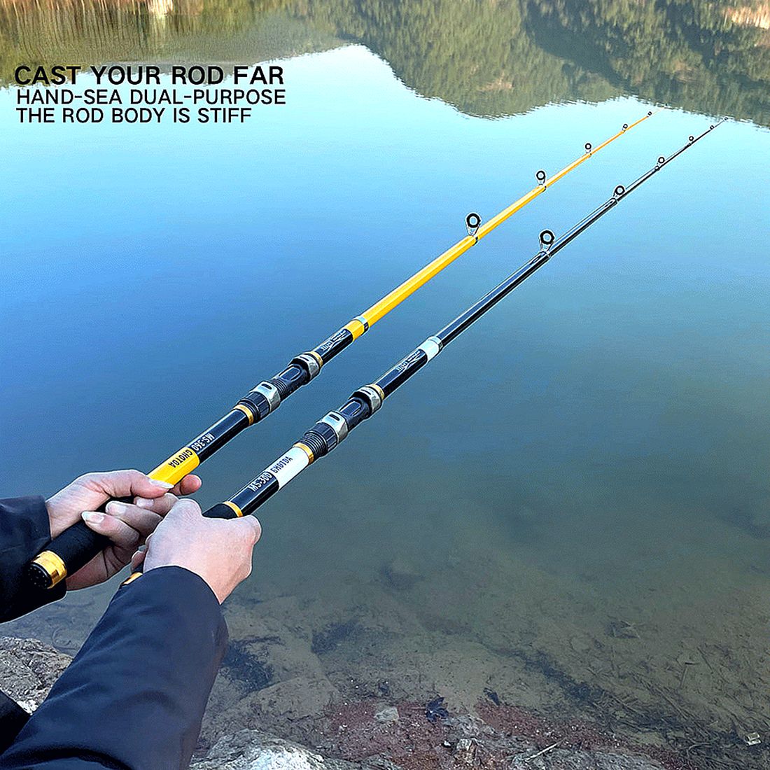 carbon fiber telescopic fishing rod GHOTDA 2.1M -3.6M Carp Fishing Rod feeder Hard Carbon Fiber Telescopi – FishingHUB