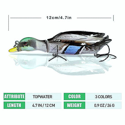 Topwater Duck Fishing Lure for Bass