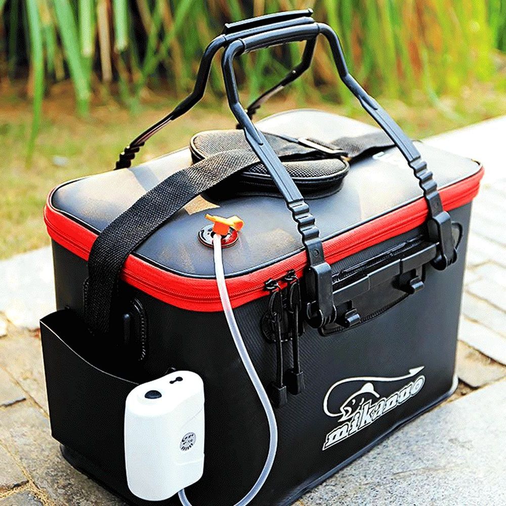Fish Bucket Foldable Waterproof Fishing Bucket-Live Fish Container – FishingHUB