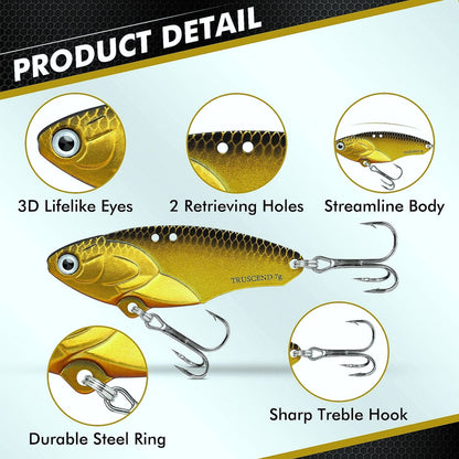 Vibe Lure Blade Bait Metal Fishing Lure