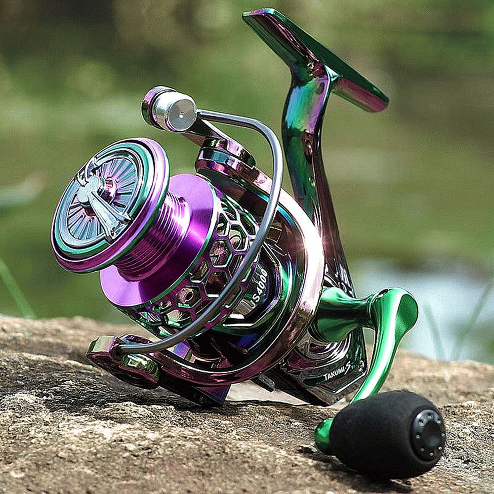 High Strength & Speed Multi-Color Fishing Reel