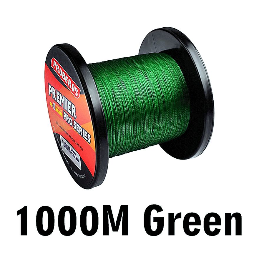 FISHINGHUB- 4 stand Multifilament PE Line Braided Fishing Line